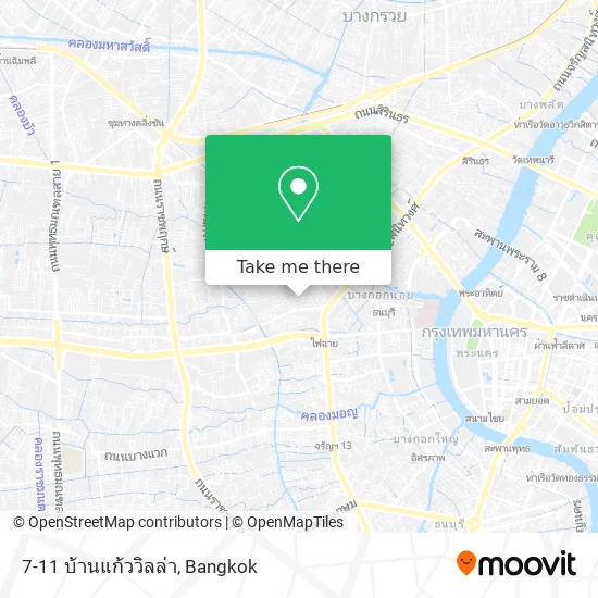 7-11 บ้านแก้ววิลล่า map