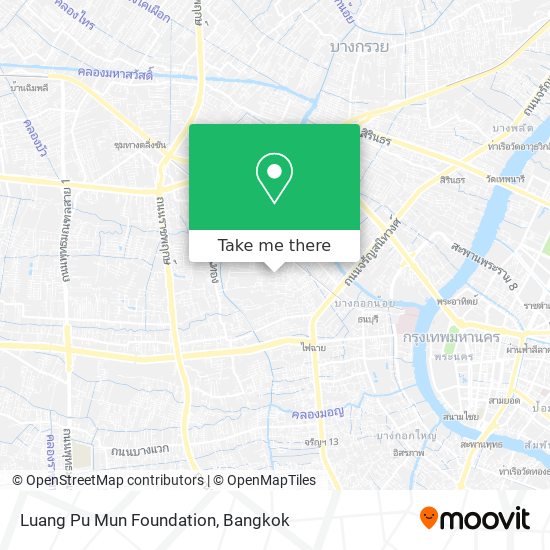 Luang Pu Mun Foundation map
