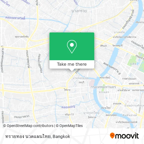 ทรายทอง นวดแผนไทย map
