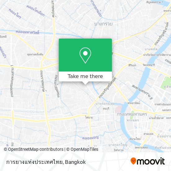 การยางแห่งประเทศไทย map