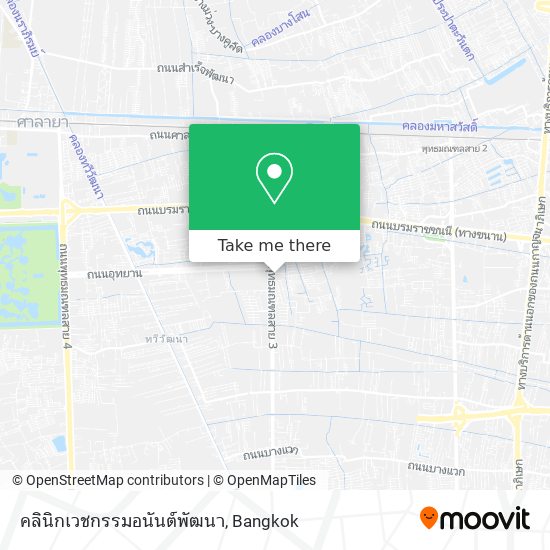 คลินิกเวชกรรมอนันต์พัฒนา map