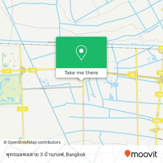 พุทธมลฑลสาย 3 บ้านกอฟ map