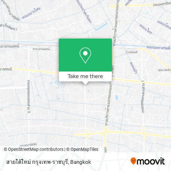 สายใต้ใหม่ กรุงเทพ-ราชบุรี map
