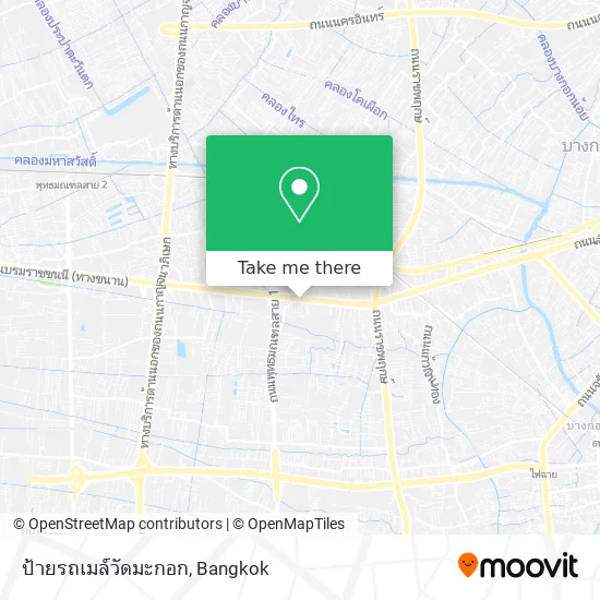 ป้ายรถเมล์วัดมะกอก map