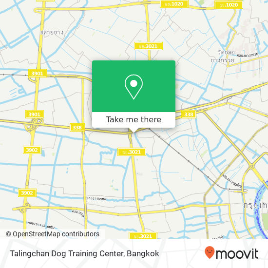 Talingchan Dog Training Center map