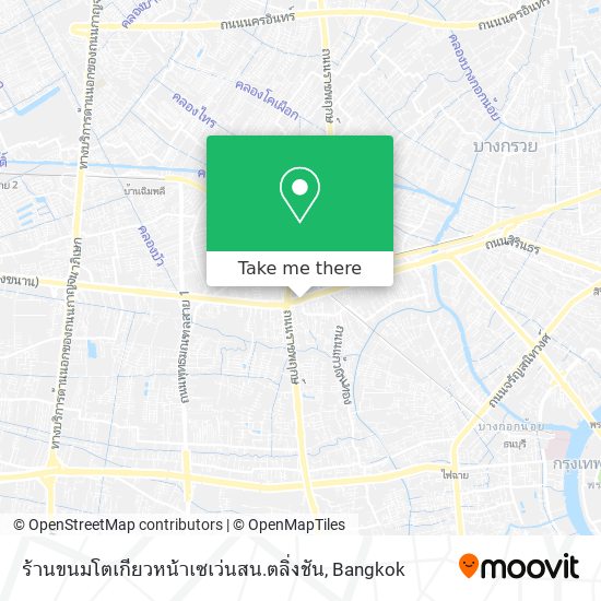 ร้านขนมโตเกียวหน้าเซเว่นสน.ตลิ่งชัน map