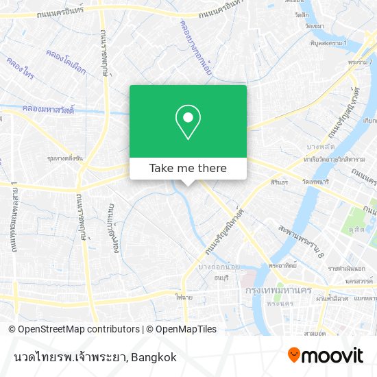 นวดไทยรพ.เจ้าพระยา map