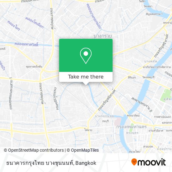 ธนาคารกรุงไทย บางขุนนนท์ map