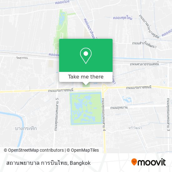 สถานพยาบาล การบินไทย map