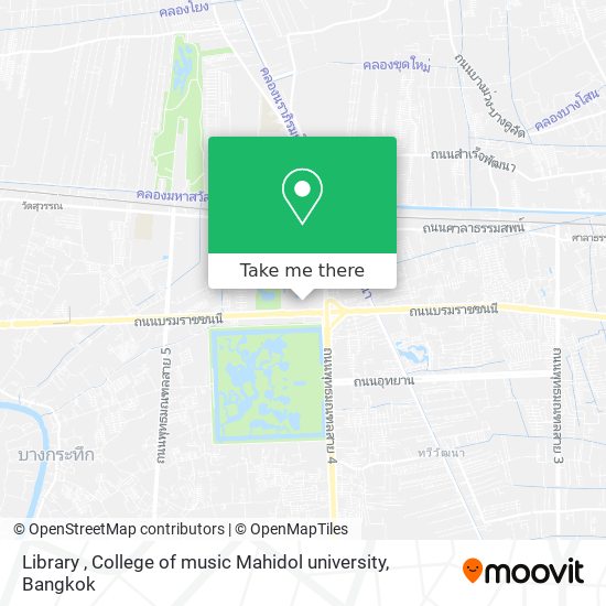 Library , College of music Mahidol university map