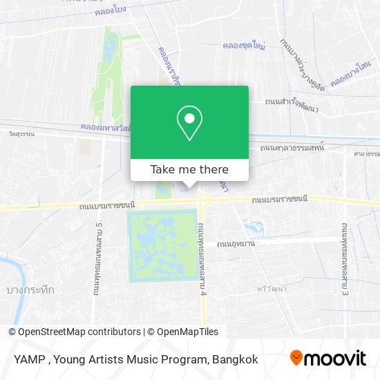 YAMP , Young Artists Music Program map