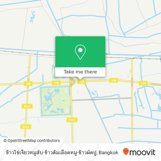 ข้าวไข่เจียวหมูสับ-ข้าวต้มเลือดหมู-ข้าวผัดปู map