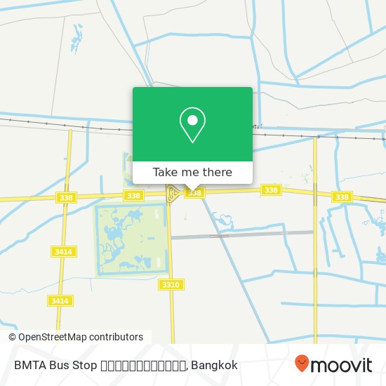 BMTA Bus Stop ตลาดพุทธมณฑล map