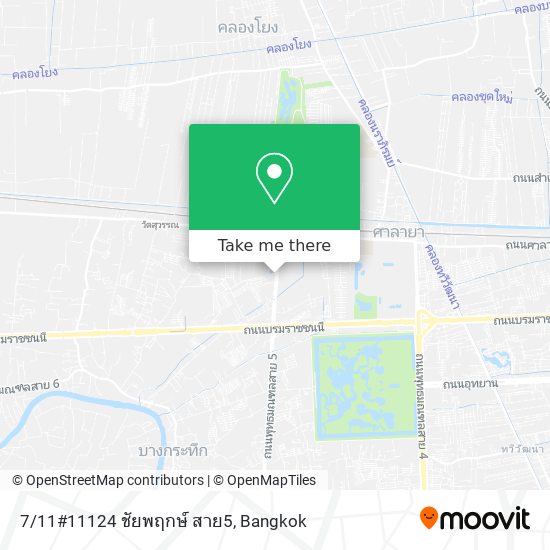 7/11#11124 ชัยพฤกษ์ สาย5 map