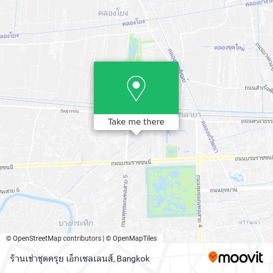 ร้านเช่าชุดครุย เอ็กเซลเลนส์ map