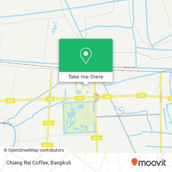 Chiang Rai Coffee map