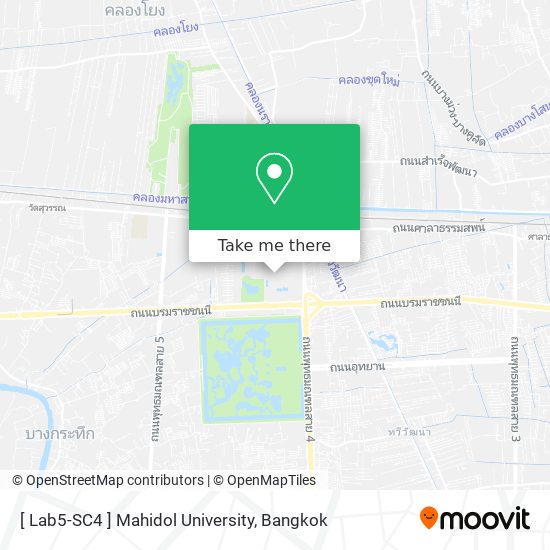 [ Lab5-SC4 ] Mahidol University map