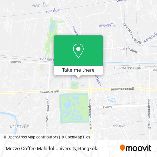 Mezzo Coffee Mahidol University map