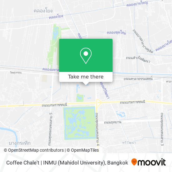 Coffee Chale't | INMU (Mahidol University) map