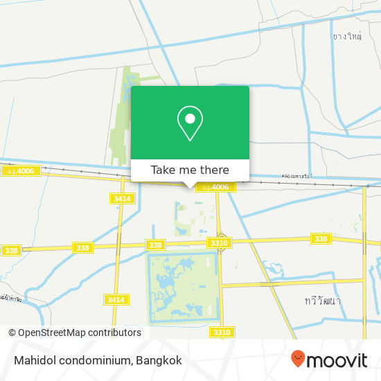 Mahidol condominium map