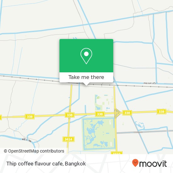 Thip coffee flavour cafe map