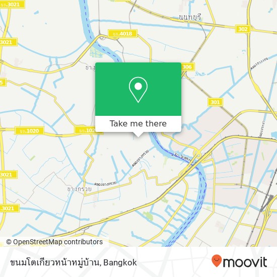 ขนมโตเกียวหน้าหมู่บ้าน map