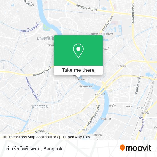 ท่าเรือวัดค้างคาว map