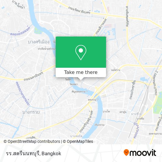 รร.สตรีนนทบุรี map