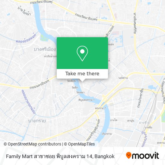 Family Mart สาขาซอย พิบูลสงคราม 14 map