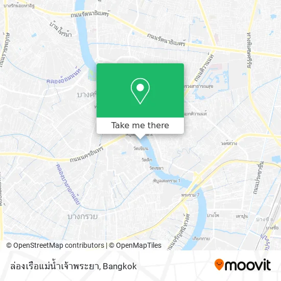 ล่องเรือแม่น้ำเจ้าพระยา map