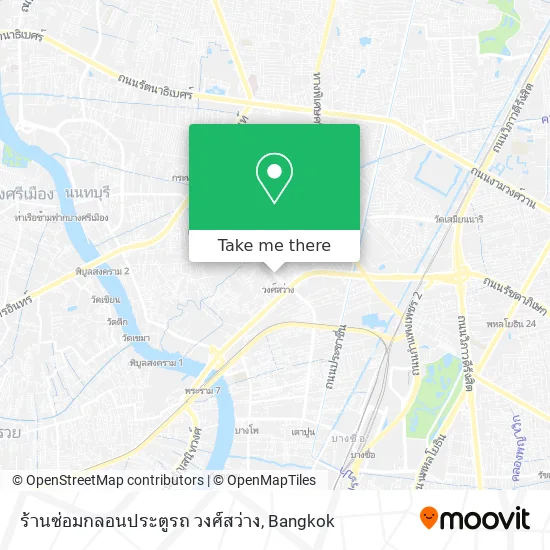 ร้านซ่อมกลอนประตูรถ วงศ์สว่าง map