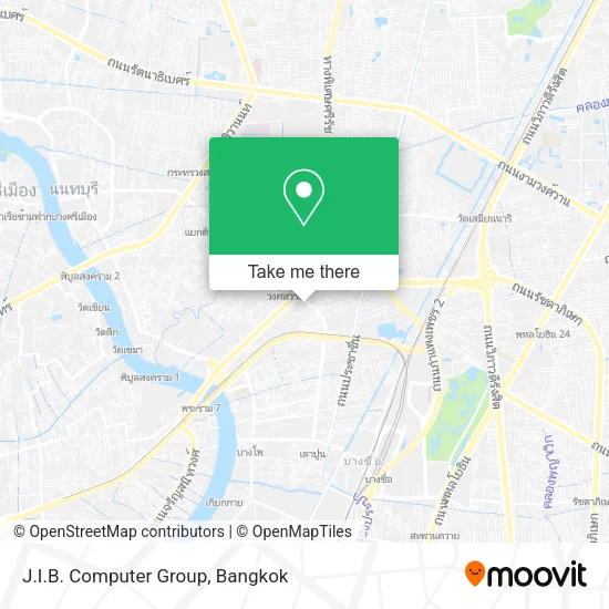 J.I.B. Computer Group map