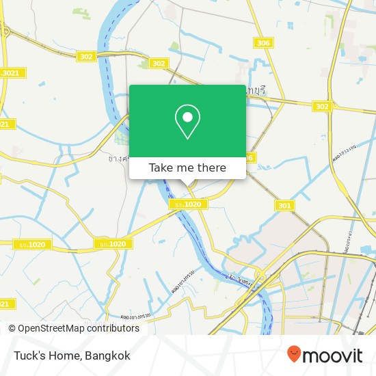 Tuck's Home map