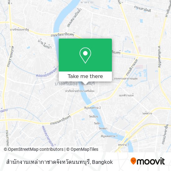 สำนักงานเหล่ากาชาดจังหวัดนนทบุรี map