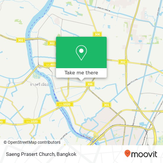 Saeng Prasert Church map