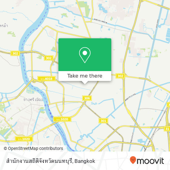 สำนักงานสถิติจังหวัดนนทบุรี map