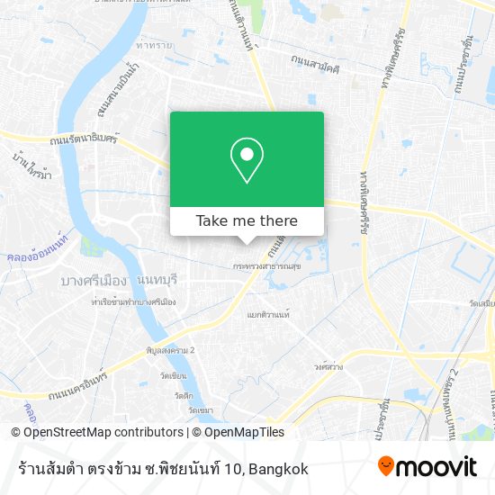 ร้านส้มตำ ตรงข้าม ซ.พิชยนันท์ 10 map