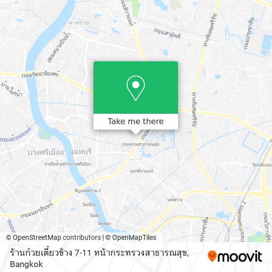 ร้านก๋วยเตี๋ยวข้าง 7-11 หน้ากระทรวงสาธารณสุข map