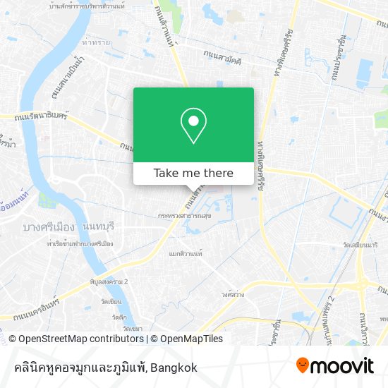 คลินิคหูคอจมูกและภูมิแพ้ map