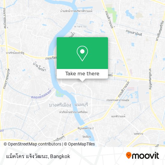 แม็คโคร แจ้งวัฒนะ map