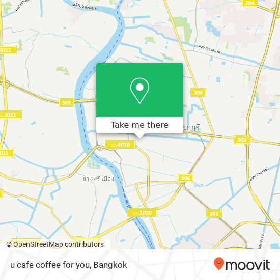 u cafe coffee for you map