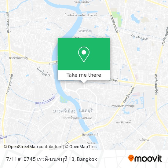 7/11#10745 เรวดี-นนทบุรี 13 map