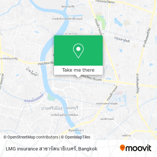 LMG insurance สาขารัตนาธิเบศร์ map