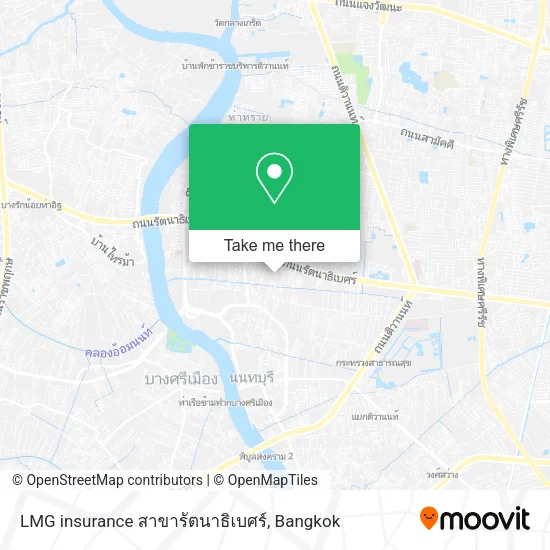 LMG insurance สาขารัตนาธิเบศร์ map