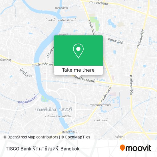 TISCO Bank รัตนาธิเบศร์ map