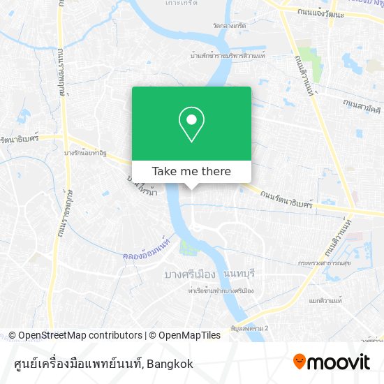 ศูนย์เครื่องมือแพทย์นนท์ map