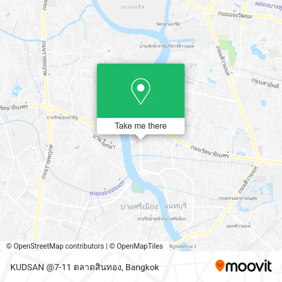 KUDSAN @7-11 ตลาดสินทอง map