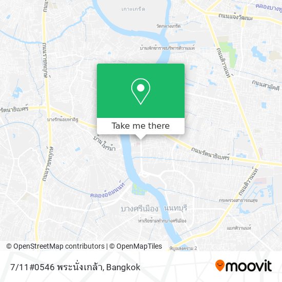 7/11#0546 พระนั่งเกล้า map