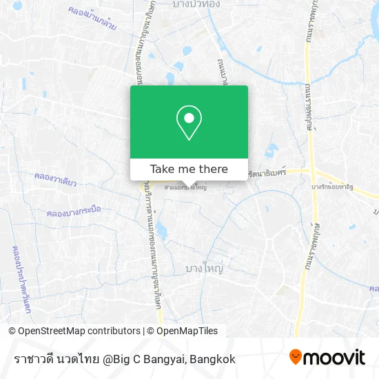 ราชาวดี นวดไทย @Big C Bangyai map