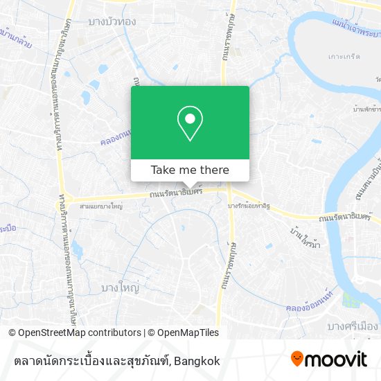 ตลาดนัดกระเบื้องและสุขภัณฑ์ map